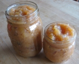Jars of apple and pear butter. YUM!