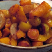 Roasted Carrots, Turnips, and Butternut Squash