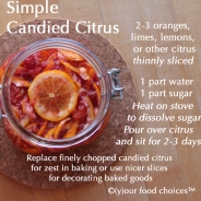 Simple Candied Citrus